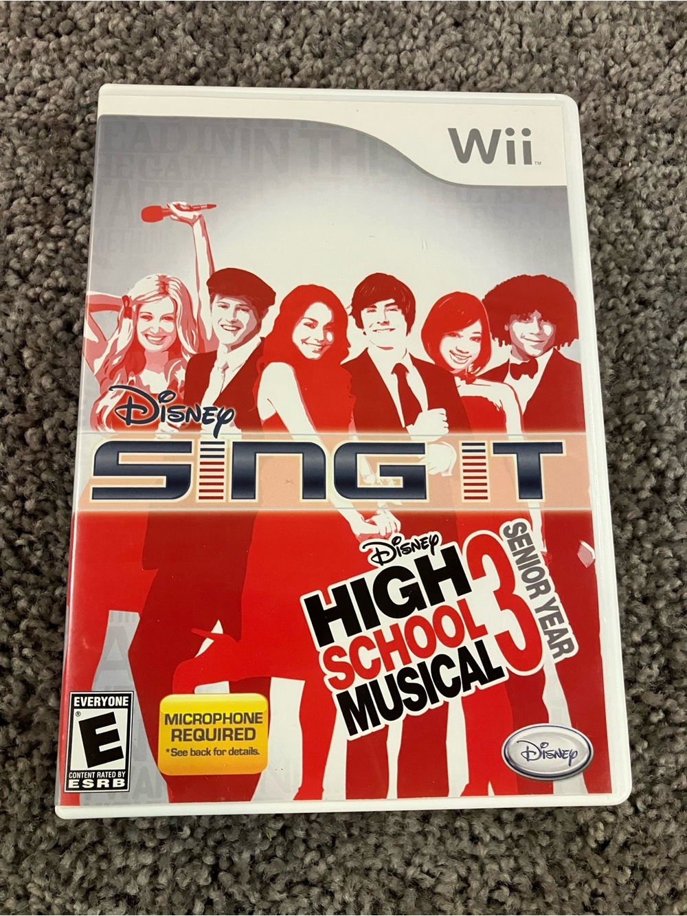 Nintendo Wii Game Disney Sing It: High School Musical 3 - Senior Year